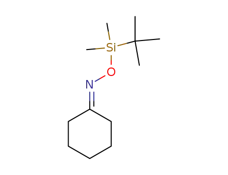 Molecular Structure of 112933-52-5 (Cyclohexanone, O-[(1,1-dimethylethyl)dimethylsilyl]oxime)