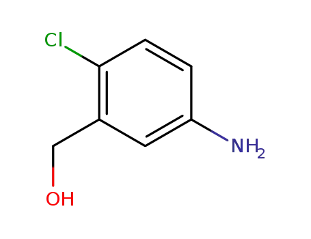 Molecular Structure of 89951-56-4 (5-AMINO-2-CHLOROBENYL ALCOHOL, 97%)