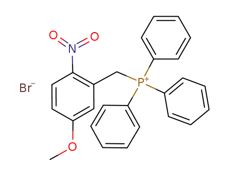 Molecular Structure of 104894-14-6 (bromure de nitro-2 methoxy-5 benzyltriphenylphosphonium)