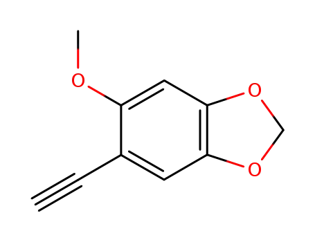 Molecular Structure of 673477-43-5 (1,3-Benzodioxole, 5-ethynyl-6-methoxy-)