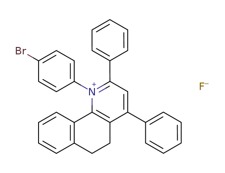 1-(4-Bromo-phenyl)-2,4-diphenyl-5,6-dihydro-benzo[h]quinolinium; fluoride