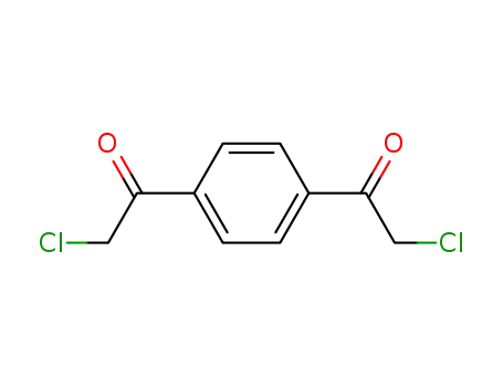 Molecular Structure of 1905-26-6 (2-chloro-1-[4-(2-chloroacetyl)phenyl]ethanone)