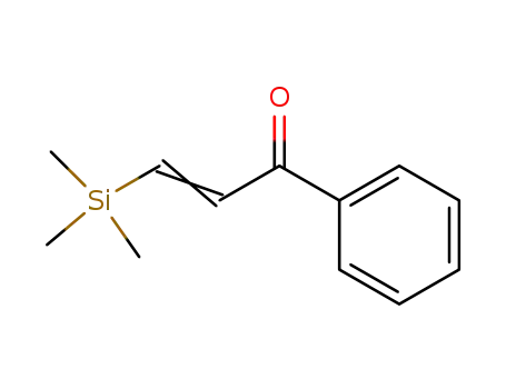 Molecular Structure of 65420-47-5 (2-Propen-1-one, 1-phenyl-3-(trimethylsilyl)-)