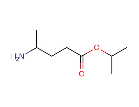 Molecular Structure of 143422-97-3 (Pentanoic acid, 4-amino-, 1-methylethyl ester)