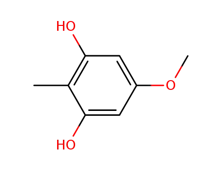 Molecular Structure of 6307-89-7 (5-methoxy-2-methylbenzene-1,3-diol)