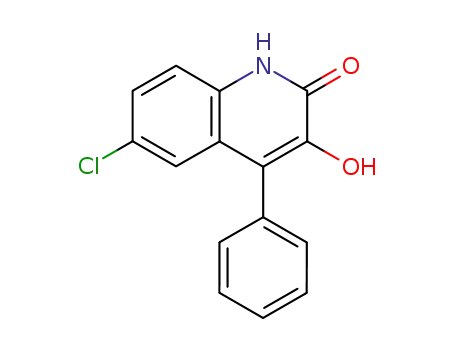 6-chloro-1,2-dihydro-3-hydroxy-2-oxo-4-phenylquinoline