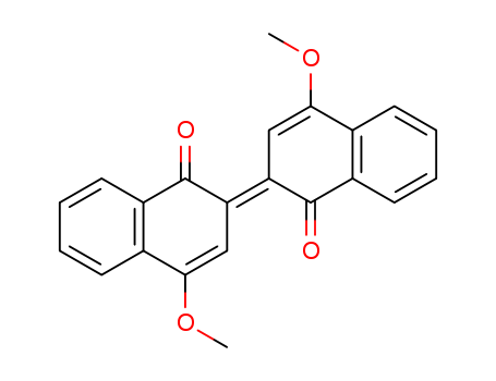 1(2H)-Naphthalenone, 4-methoxy-2-(4-methoxy-1-oxo-2(1H)-naphthalenylidene)-
