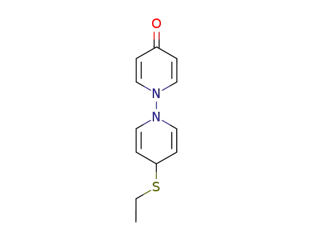 Molecular Structure of 78526-39-3 (4'-Ethylsulfanyl-4'H-[1,1']bipyridinyl-4-one)