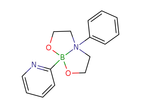 Molecular Structure of 662138-96-7 (N-Phenyldiethanolamine 2-pyridylboronate)