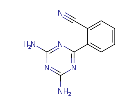 Benzonitrile, 2-(4,6-diamino-1,3,5-triazin-2-yl)-