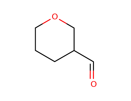 Molecular Structure of 77342-93-9 (TETRAHYDRO-PYRAN-3-CARBALDEHYDE)