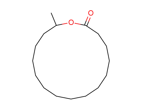 Molecular Structure of 4459-57-8 (OXACYCLOHEXADECAN-2-ONE,16-ME)