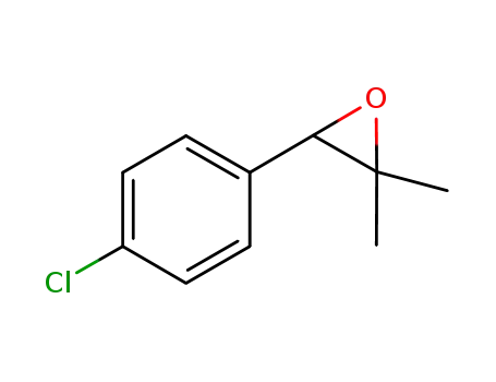 Molecular Structure of 19366-16-6 (Oxirane, 3-(4-chlorophenyl)-2,2-dimethyl-)