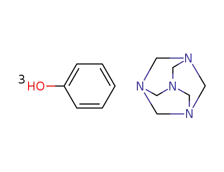 Molecular Structure of 26940-74-9 (hexamethylenetetramine; compound with phenol)