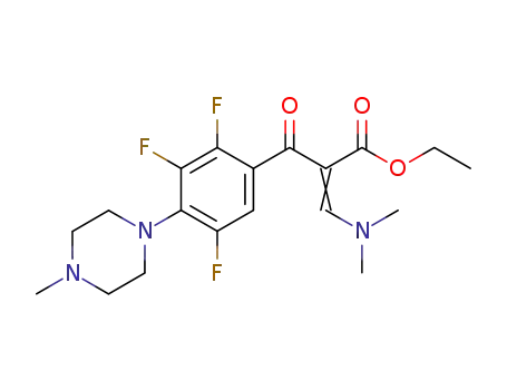 ethyl 2-<2,3,5-trifluoro-4-(4-methyl-1-piperazinyl)-benzoyl>-3-dimethylaminoacrylate