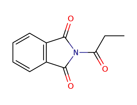 Molecular Structure of 26268-95-1 (N-propionylphthalimide)