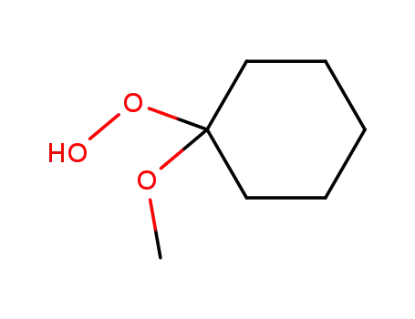 Molecular Structure of 16580-35-1 (Hydroperoxide, 1-methoxycyclohexyl)