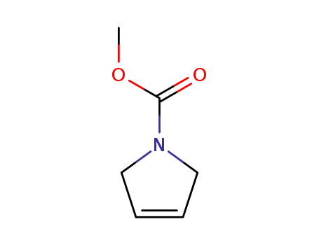 Molecular Structure of 63603-33-8 (1H-Pyrrole-1-carboxylic acid, 2,5-dihydro-, methyl ester)