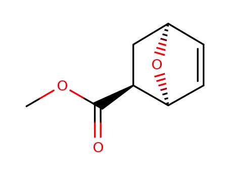 Molecular Structure of 186766-46-1 (7-Oxabicyclo[2.2.1]hept-5-ene-2-carboxylicacid,methylester,(1S,2S,4S)-)