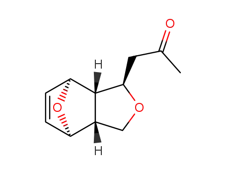Molecular Structure of 124031-50-1 ((1R,2S,5R,6S,7S)-5-(2'-oxo-1'-propyl)-4,10-dioxatricyclo<5.2.1.O<sup>2,6</sup>>dec-8-ene)