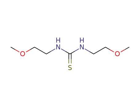 Molecular Structure of 1119-13-7 (N,N'-Di(2-methoxyethyl)thioharnstoff)