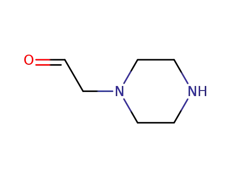 Molecular Structure of 1247549-57-0 (2-(piperazin-1-yl)acetaldehyde)