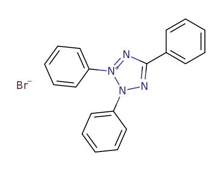Molecular Structure of 1096-80-6 (2,3,5-TRIPHENYLTETRAZOLIUM BROMIDE)