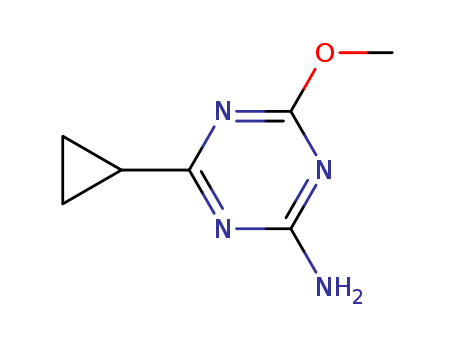 1,3,5-Triazin-2-amine,4-cyclopropyl-6-methoxy-