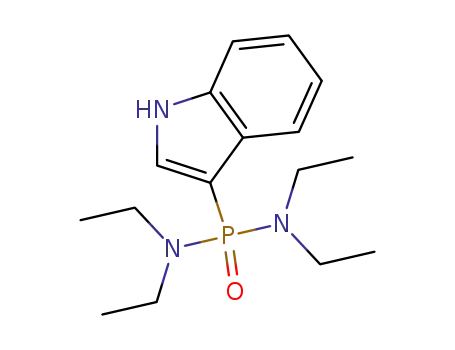 N,N,N',N'-tetraethyl-P-indol-3-yl phosphonic diamide