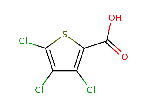Molecular Structure of 26020-48-4 (3,4,5-TRICHLOROTHIOPHENE-2-CARBOXYLIC ACID)