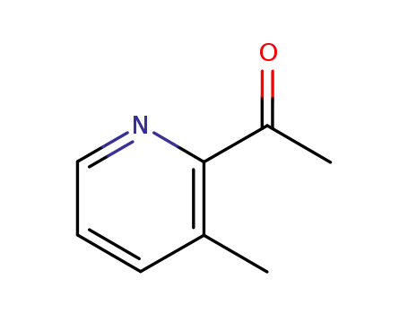 Molecular Structure of 85279-30-7 (Ethanone, 1-(3-methyl-2-pyridinyl)- (9CI))