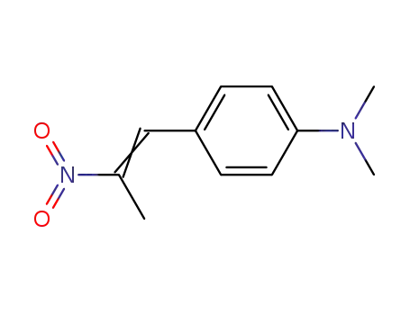 Molecular Structure of 29440-69-5 (Benzenamine, N,N-dimethyl-4-(2-nitro-1-propenyl)-)