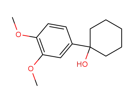 Molecular Structure of 854711-59-4 (1-(3,4-dimethoxyphenyl)cyclohexan-1-ol)