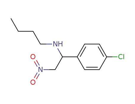 Butyl-[1-(4-chloro-phenyl)-2-nitro-ethyl]-amine