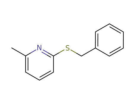 Pyridine, 2-methyl-6-[(phenylmethyl)thio]-