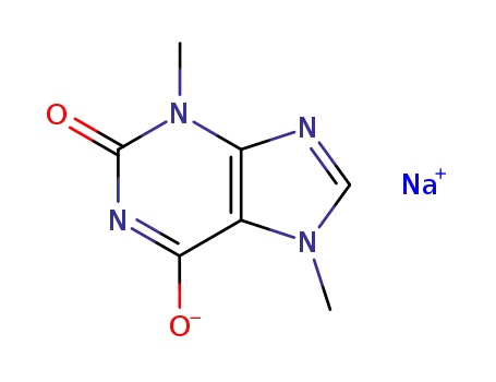 3,7-디히드로-3,7-디메틸-1H-퓨린-2,6-디온, 나트륨염