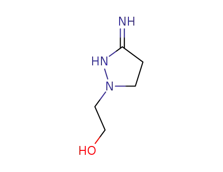 Molecular Structure of 85078-66-6 (1H-Pyrazole-1-ethanol, 3-amino-4,5-dihydro-)