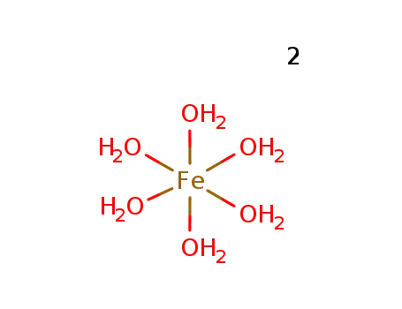 Molecular Structure of 15365-81-8 (hexaaquairon(II))