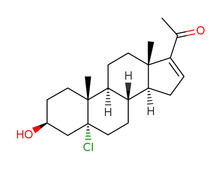 5α-Chloro-3β-hydroxypregn-16-en-20-one