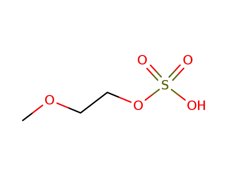 Molecular Structure of 88394-70-1 (Ethanol, 2-methoxy-, hydrogen sulfate)
