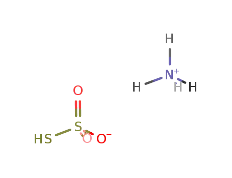 Molecular Structure of 10103-43-2 (ammonium hydrogen thiosulphate)