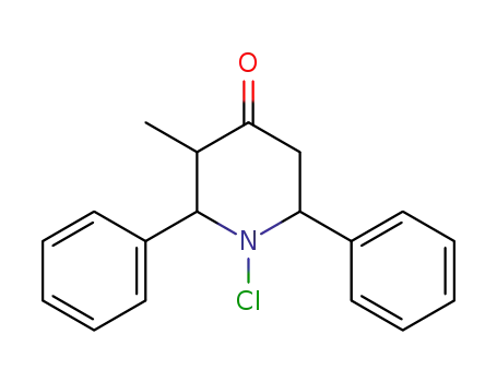 1-Chloro-3-methyl-2,6-diphenylpiperidin-4-one