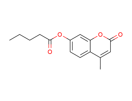 (4-methyl-2-oxo-chromen-7-yl) pentanoate cas  6335-35-9