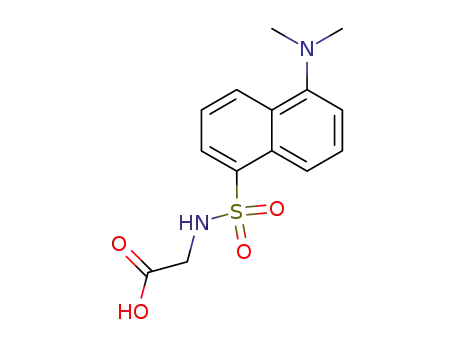 Molecular Structure of 1091-85-6 (DANSYL-GLYCINE)