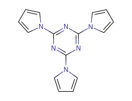 Molecular Structure of 27114-96-1 (2,4,6-tri(1H-pyrrol-1-yl)-1,3,5-triazine)