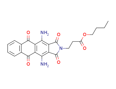 butyl3-(4,11-diamino-1,3,5,10-tetraoxonaphtho[2,3-f]isoindol-2-yl)propanoate