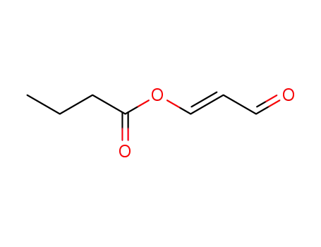 Molecular Structure of 98272-44-7 (3-butyryloxy-acrylaldehyde)