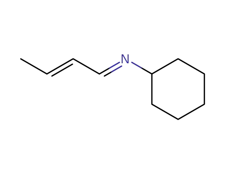Molecular Structure of 32820-47-6 (Cyclohexanamine, N-2-butenylidene-, (E,E)-)