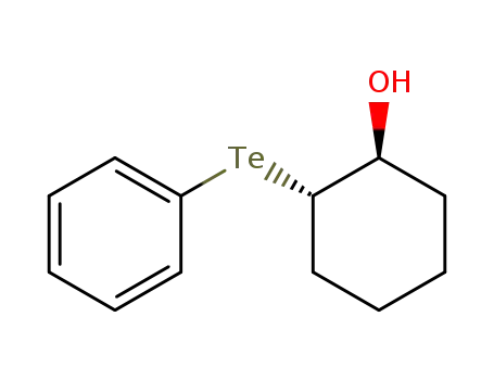 Molecular Structure of 98329-60-3 (Cyclohexanol, 2-(phenyltelluro)-, trans-)