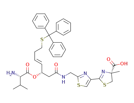 Molecular Structure of 1191242-43-9 (C<sub>40</sub>H<sub>44</sub>N<sub>4</sub>O<sub>5</sub>S<sub>3</sub>)